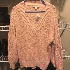 Light pink oversized American Eagle sweater